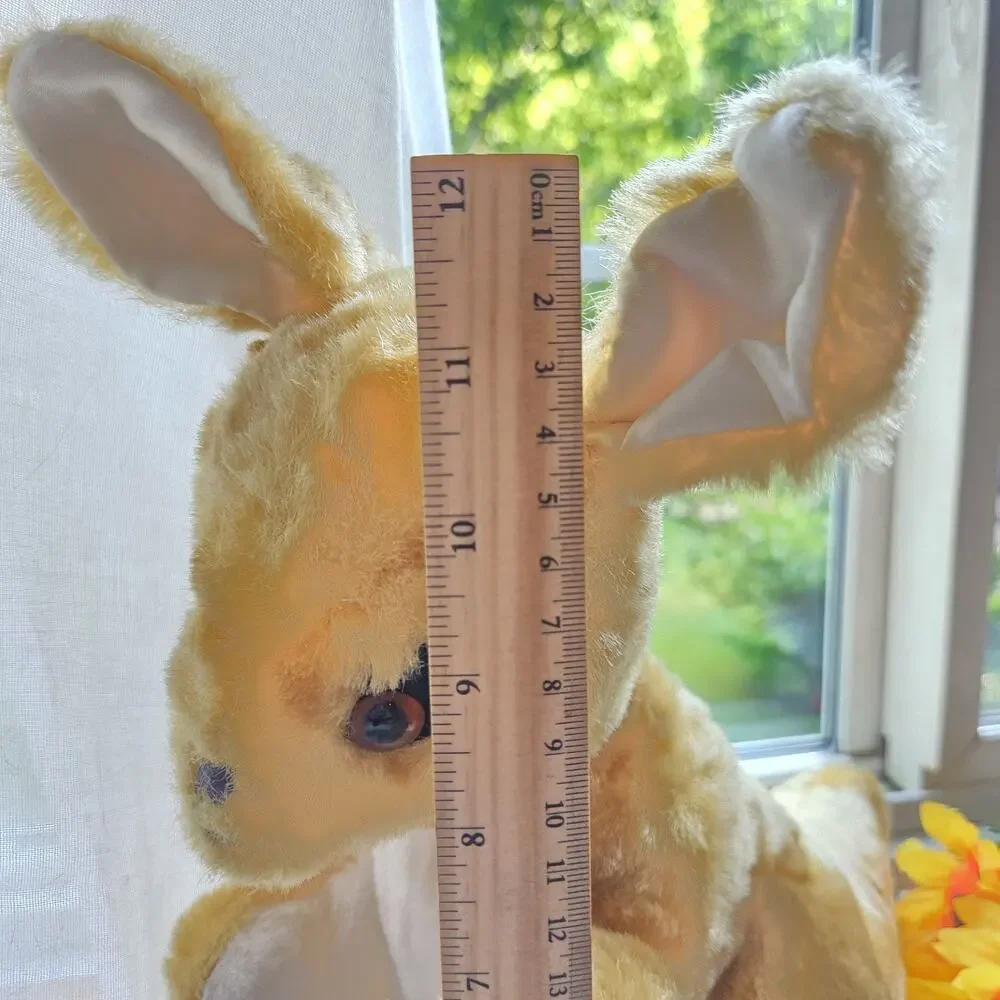 Vintage Master Industries Plush Stuffed 15” Kangaroo Baby Joey Finger Puppet